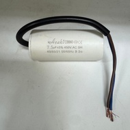 Capacitor 7.5uF 8uF 450v Wire Type