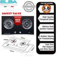 TRUSTED BRAND SAFETY VALVE ELBA DAPUR GAS HOB BUILT IN 2 BURNER 3 BURNER GLASS HOB GAS DAPUR KITCHEN