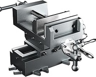 3/4/5/6 inch Precision Cross Slide Drill Press Vise, Heavy Duty Benchtop X-Y Compound Cross Slide Vi