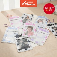 INS 3-inch Star Photocard Case, Idol Photo Holder, Student Card Sleeve  Sarung Kad Foto Bintang 3 in