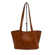 IL BISONTE Tote Bag Purse leather plain Direct from Japan Secondhand