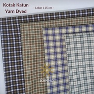 KATUN YARNDYED COTTON FABRIC WITH PLAIN MOTIF 266CK/444CR/924NV/750HJ/266OL