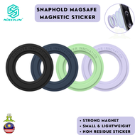 NILLKIN SNAPHOLD Magnetic MagSafe Soft Silicone Sticker Phone Holder Mount Stand Case for iPhone 13 Pro Max Mini 12 Pro Max