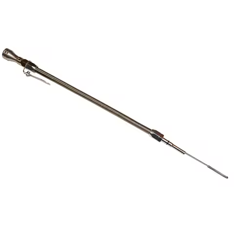 GM Chevy LS Flexible Braided Stainless Engine Oil Dipstick LS1 LS2 LS6 5.7 6.0