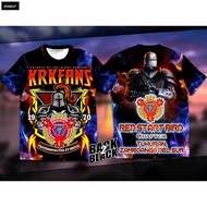 Krkean KRK FRAT SHIRT Full Sublimation KRK ARMY SHIRT Full Sublimation 3D T Shirt/polo shirts Summer