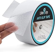 LifeGrip Anti Slip Transparent Anti Slip Tape, 2 inch by 38 feet, Non-Slip Traction Grip Tape to Tub