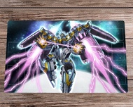 YuGiOh Playmat Divine Arsenal AA Zeus Sky Thunder TCG CCG Trading Card Game Mouse Pad Table Desk Mat Free Bag 60x35cm
