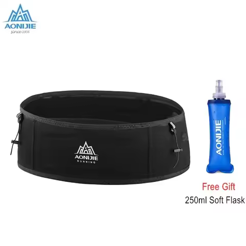 AONIJIE Running Waist Bag Men Women Trail Running Belt Hydration Waist Pack Phone Holder For Gym Fit
