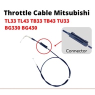 Mesin Rumput Throttle Cable Mitsubishi TL33 TL43 TB33 TB43 TU33 BG330