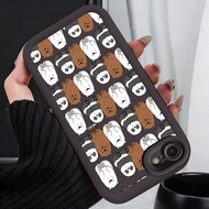Casing hp for iphone 6 6s 6 Plus 6s Plus 7 8 7 Plus 8 Plus X Xs Xs Max Xr Case Bears and pandas full