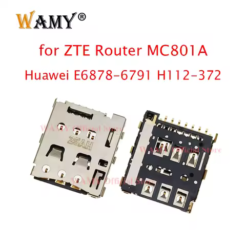 WAMY Sim Card ReaderSocket Tray Slot Holder for ZTE Router MC801A Huawei 5G Wifi Pro E6878-6791 H112