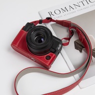 Canon R50V Protective Case R10 Leather Case R8 200D Red Diagonal Accessories Micro Single R6 Base R5