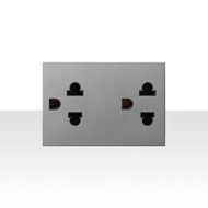 LEJIA Wall Socket Outlet 1/2/3/4 Gang 2 Way Light Switch  3/6Pin Universal Outlets and Sockets with 