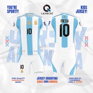 ARGENTINA MESSI children's futsal Jersey | COPA AMERICA SERIES | PREMIUM QUALITY | Messi Jersey