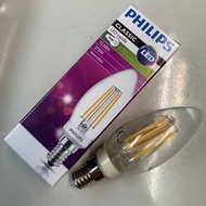 Philips LED candle 5w E14 220-240v 2700k warm white 黃光 可調光 仿鎢絲 椒型 燈泡