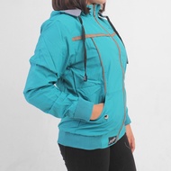 ￼BROTHERDO Jaket Wanita Parasut Warna Kekinian Zipper Anti Air Angin