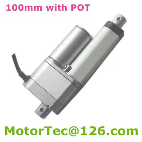 100mm customized stroke 12V 24V 900N 90KG 198LBS load 80mm/s fast speed linear actuator with potenti
