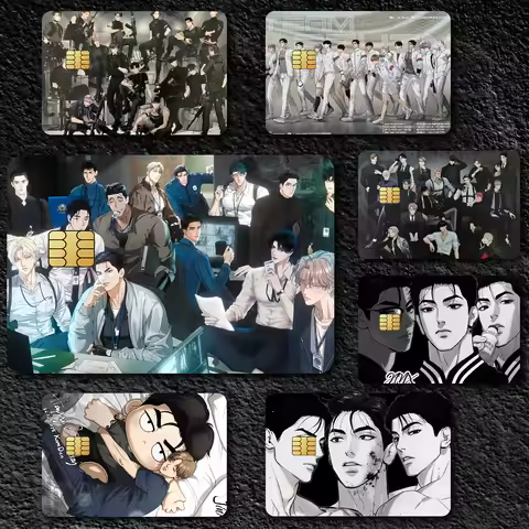 Classic Comic-Jinx Bl-Lezhin Film Skin Cover Credit Card Stickers 4PCS Debit Front Decoration Bank B