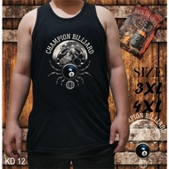 JUMBO ADULT MEN'S SINGLET OR OVER SIZE SINGLET DIGITAL SCREEN PRINTING 3XL AND 4XL