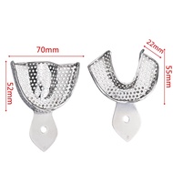 Sendok cetak Gigi autoclave Stainless Steel S M L dental impression tray