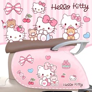【Ready Stock】 Hello Kitty Electric Car Stickers Motorcycle Battery Car Cute Decoration Hiding Car Bo