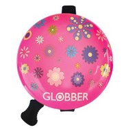 GLOBBER - 單車/滑板車響鈴 - 粉紅/花花圖案