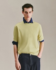 URBAN REVIVO - Áo thun nam cổ tròn tay ngắn thời trang UMU450019-GE1