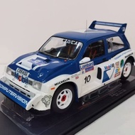 IXO 1/18 MG METRO 6R4 10 1986 Master Rally Car Model Alloy