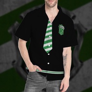 3D H.P Slytherin Hawaiian Shirt