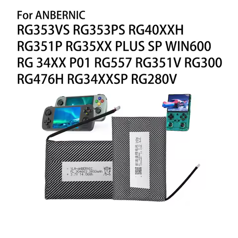 Battery For ANBERNIC RG353VS RG353PS RG40XXH RG351P RG35XX PLUS SP WIN600 RG 34XX P01 RG557 RG351V R
