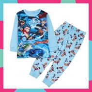 Yomila Beyblade Y10062 Baju Tidur Budak Fashion Set Wear Baju Budak Lelaki Pyjamas Kids Cotton Pajam