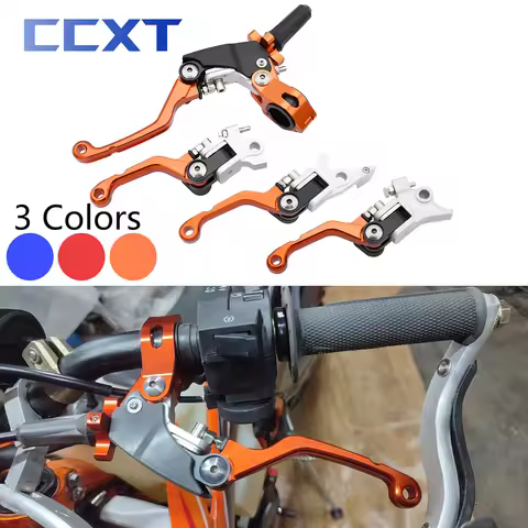 CNC Motorcycle Brake Clutch Lever 22mm Handlebar Universal For Kayo T4 T6 K6 K6R For KTM SX SXF XC X