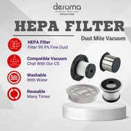 Deroma Deerma Spare Part Hepa Filter for Dust Mite Vacuum KY919 / KY929 / CM900 / CM919 / CM800 / CM