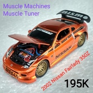 Diecast Muscle Machines 2002 Nissan Fairlady 350Z Nismo Open Hood