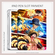 One Piece case ipad air 4 5 6 7 mini 6/7 10.2 gen 7 8 9 gen10/11 pen slot pro11 10/gen11
