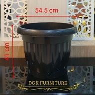 Pot Bunga Jumbo Besar Plastik Hitam Diameter 49 cm Diameter 54 cm