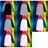 T-Shirt Lengan Panjang Lelaki T-shirt fesyen RIANS Raglan Shirt (Wholesale) XS-4XL