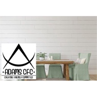 Brick/Block Wall Shiplap / Shiplap Board/ MDF Board/ DIY Wall Panel 1 kaki (300mm X 150mm X 6mm teba