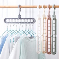 Clothes Hanger 9-Compartment Space-Saving Type