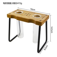 Hydroponic Fresh Container Double-Tube Vase Creative Glass Plant Room Decoration Retro Plant Desktop