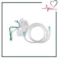DNR Oxygen Mask, 2 Metre Tubing, Covers Chin, Medical Oxygen Mask for Breathing