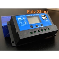 Ectv Solar Charger Controller 12V 24V 10A Auto PWM Controller 5V Dual USB Output Controller