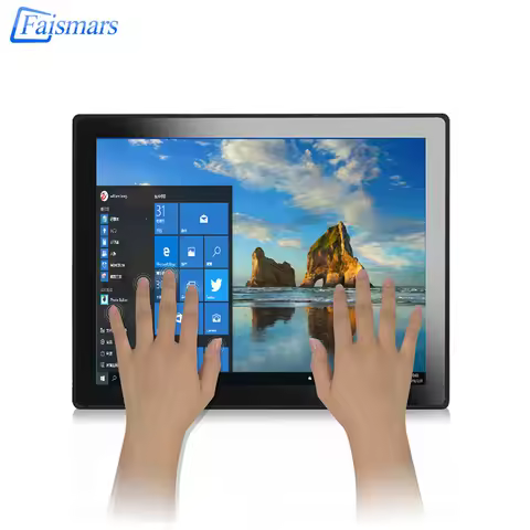 Industrial Embedded PC Mini Computer with J6412 Built-in Wifi Capacitive Touch Screen Computer Windo