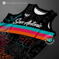 137 HG SAN ANTONIO SPURS CONCEPT JERSEY FULL SUBLIMATION JERSEY BASKETBALL JERSEY FREE CUSTOMIZE OF 