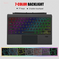 Backlit Wireless Magnetic Keyboard for Microsoft Surface Pro 7 6 5 4 3 go1 2 3 RGB Backlit Wireless Cover Magnetic Keyboard