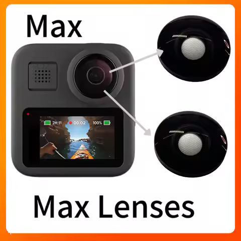 New Original Lens Glass Unit Assembly Part for GoPro MAX 360 Action Camera Repair Parts