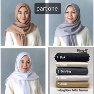 HOT SALETudung Bawal Cotton Bidang 45 / Bawal Cotton / Tudung Bawal / Tudung / Tudung