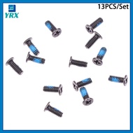 YRX 13PCS/Set New Laptop Accessories Screws For y50 Y50-70 Y50-80 Y50p-70 Bottom Case Base Cover Low