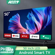 ICON Smart tv 50inch 32inch HD LED Slim Television Android Netflix tv flat screen tv Monitor sale