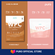 PURO WPRO WPC Whey Protein Concentrate 2.4kg